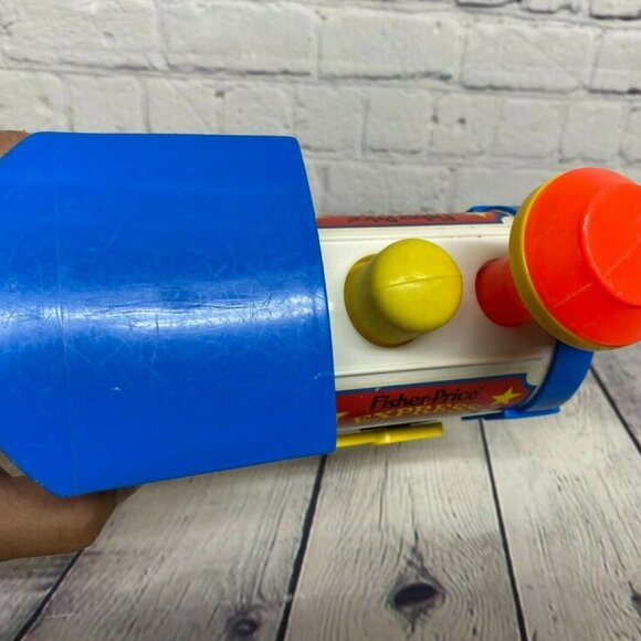 Vintage 1986 Fisher Price Toy Train Engine Only Made in USA Model 2581 Good - Picture 10 of 10